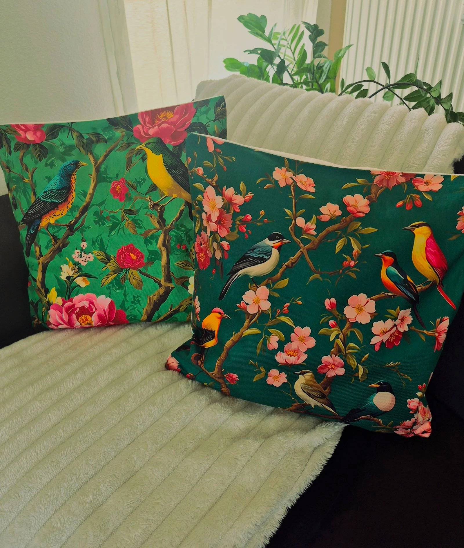 Lot de 2 housses de coussin 45x45cm décoration intérieur 
Neuf
Sans rembourrage 
